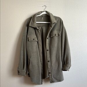 Free People Olive Green Jacket